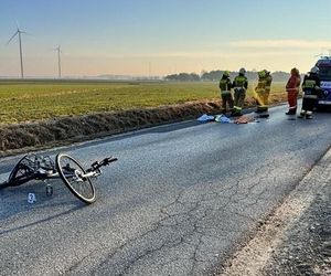 64-letni rowerzysta zginął w wypadku pod Piotrkowem Trybunalskim