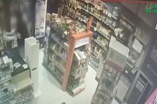 Z nożem napadł na stację Orlen w Miliczu. Pijany klient groził sprzedawcy [FILM]