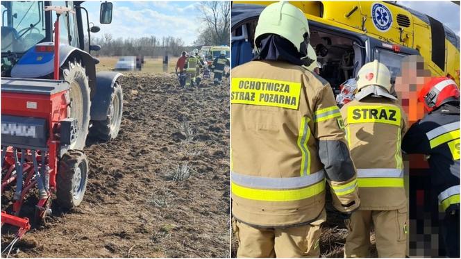 Koszmarny wypadek pod Płockiem! Maszyna wciągnęła 54-latkę, wszystko widział jej mąż [ZDJĘCIA, WIDEO]