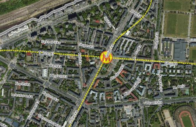 Metro M4 – stacja Plac Narutowicza (przesiadkowa na M5)