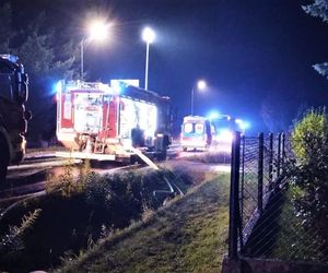 Dramatyczny pożar w Małopolsce. Małżeństwo było uwięzione w płonącym domu 