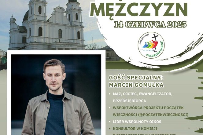 II. Archidiecezjalna Pielgrzymka Mężczyzn w Chełmie - plakat wydarzenia