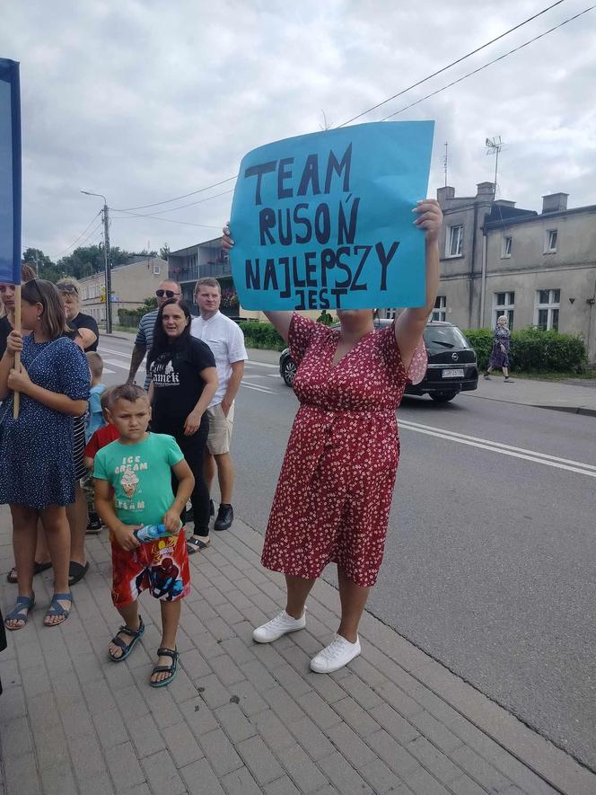 Powitanie Oliwii Rusoń w Radzyniu Chełmińskim