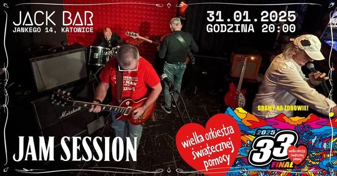 Jam Session na rzecz WOŚP - piątek 31 stycznia