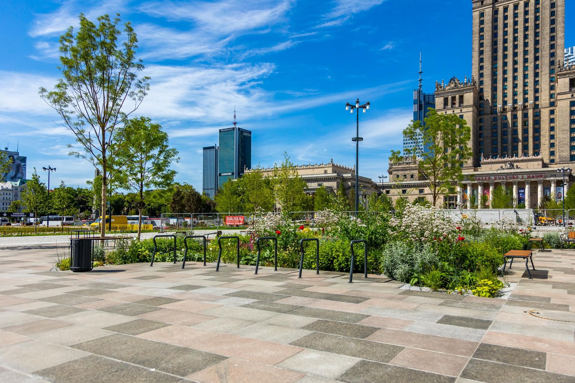 Plac Centralny Warszawa, sierpień 2025