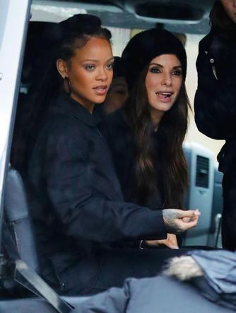Rihanna i Sandra Bullock na planie Oceans 8