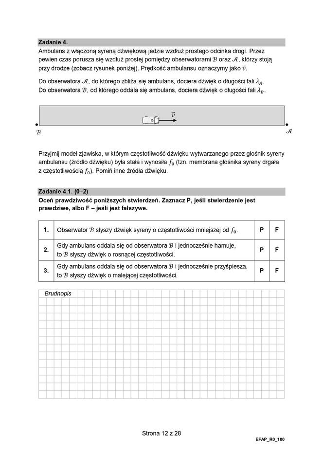 Matura 2024 fizyka rozszerzona - arkusze CKE formuła 2015  