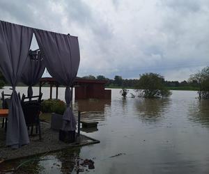 Chałupki zalane i odcięte od świata