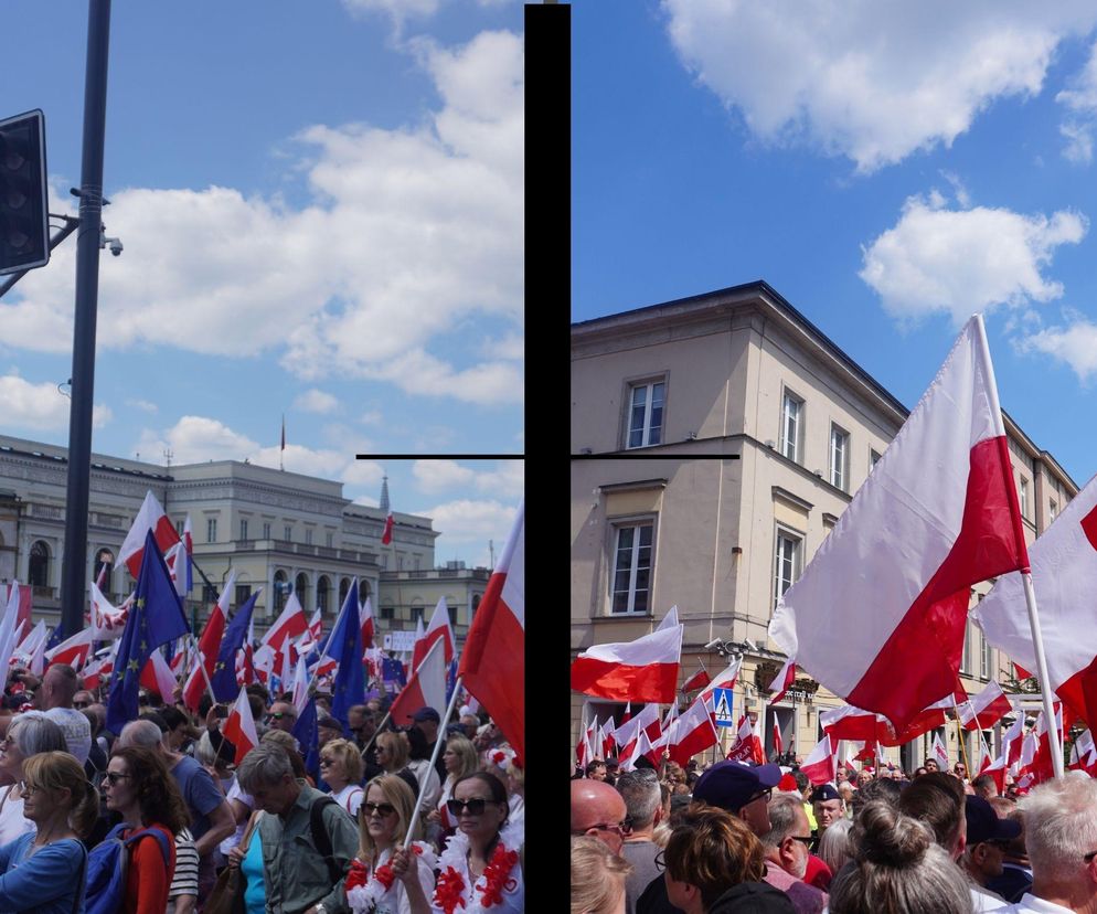 Byliśmy na obu marszach w Warszawie. Na jednym z nich pojawiła się postać z filmów