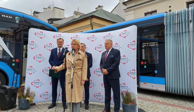 Prezentacja elektrycznych autobusów w Zamościu