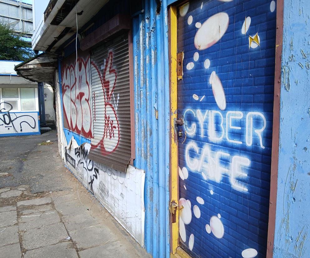 Dawne targowisko przy ul. Kopińskiej w Warszawie