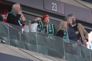 Laura Gessler na meczu