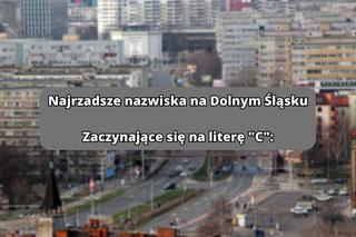 Najrzadsze nazwiska na literę C