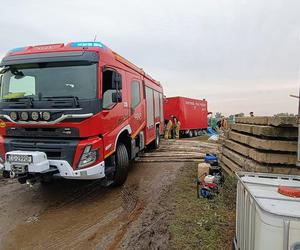 Strażacy z Grudziądza walczą na południu Polski z powodzią