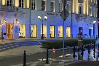 Pożar restauracji na placu Bankowym