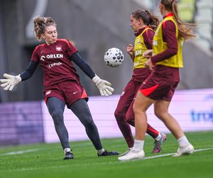 Marta Nawrocka na zgrupowaniu piłkarskiej reprezentacji kobiet