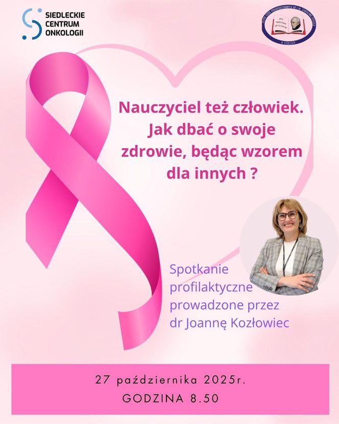 W ZSP nr 3 w Siedlcach nauczyciele wzięli udział w warsztatach z profilaktyki nowotworowej