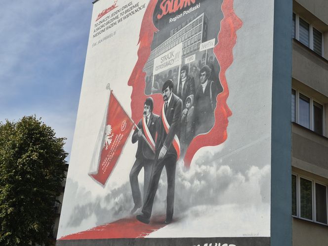 Mural "Solidarności" w Białymstoku