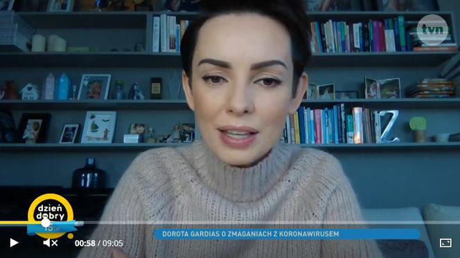 Dorota Gardias już w domu