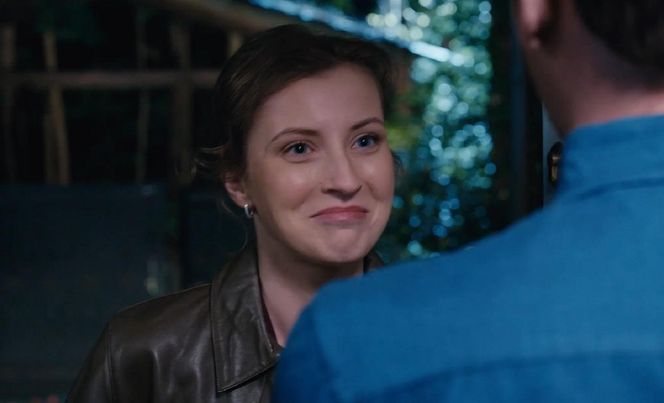 M jak miłość odc. 1873. Natalka (Dominika Suchecka), Adam Karski (Patryk Szwichtenberg)