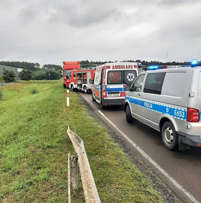 Skwierzyna. Makabryczny wypadek! Rowerzysta zginął pod kołami tira [ZDJĘCIA]