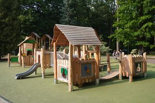 Plac zabaw w Parku Planty