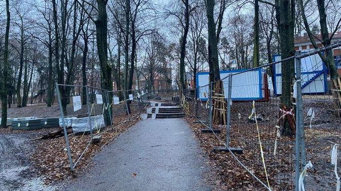 Remont w Parku Tysiąclecia. Styczeń 2023