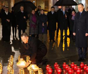 Prezydent oddał hołd ofiarom stanu wojennego. Wspominał górników i Popiełuszkę