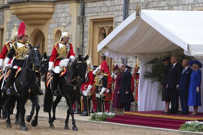 Donald Trump w Wielkiej Brytanii, spotkanie z królem Karolem III