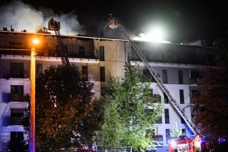 Pożar bloku w Poznaniu. Akcja gaśnicza przy ul. Krańcowej. Ewakuacja mieszkańców!