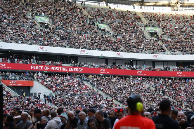 Koncert AC/DC w Warszawie (4.07.2025) - część druga. Organizatorem koncertu jest Live Nation