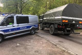 Akcja podejmowania niewybuchu w Szczecinie Podjuchach