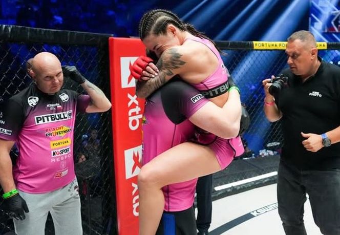 Laura Grzyb przed i po walce na KSW