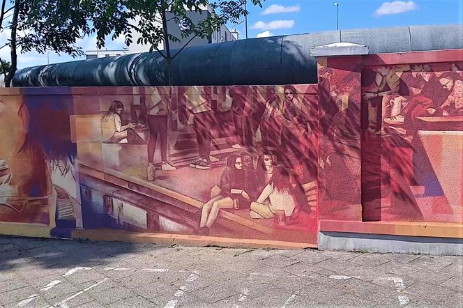 Nowy mural na Pogodnie