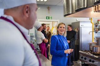 Marta Nawrocka odwiedziła przedszkole