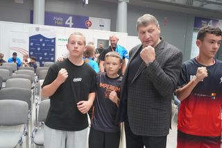 Andrzej Gołota na Targach Boksu w Kielcach