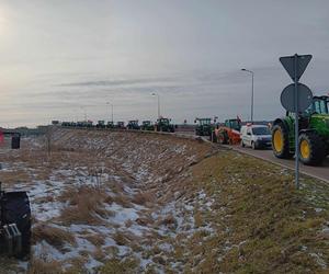 Protest rolników w Podlaskiem. Ciągniki blokują drogi w całym województwie! 