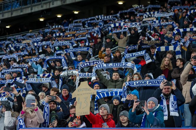 Lech Poznań - GKS Katowice. Kibice na meczu PKO BP Ekstraklasy