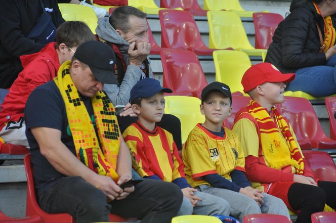 Korona Kielce - Lech Poznań. Zdjęcia kibiców na Exbud Arenie