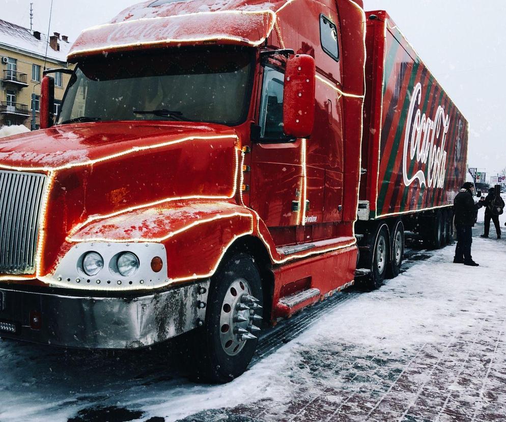 Ciężarówka Coca-Coli jednak w Białymstoku! Znamy trasę świątecznej legendy w 2023 roku