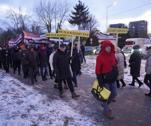 Protest kielczan przeciw budowie S74