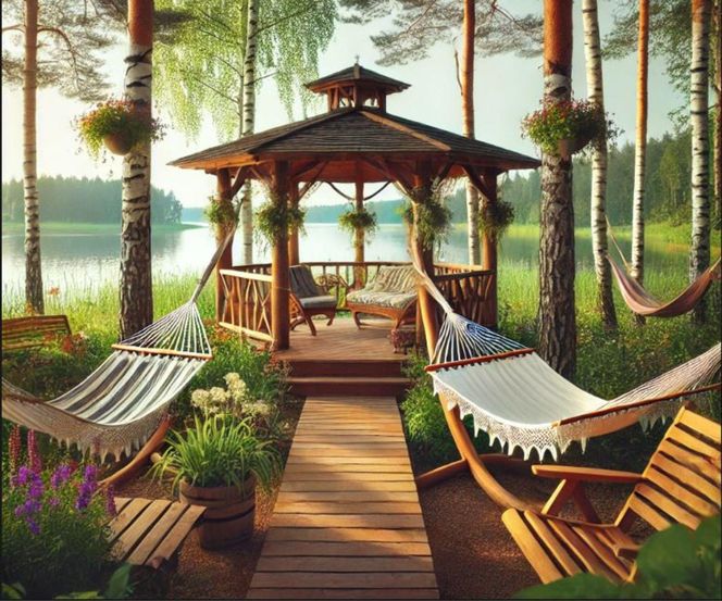 Strefa relaksu nad Zatoką Miłą w Olsztynie. Projekt OBO 2026
