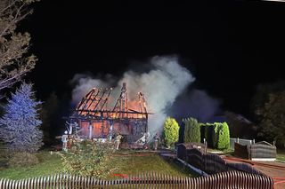 Tragiczny pożar w Mirczu. W zgliszczach domu znaleziono ciało kobiety