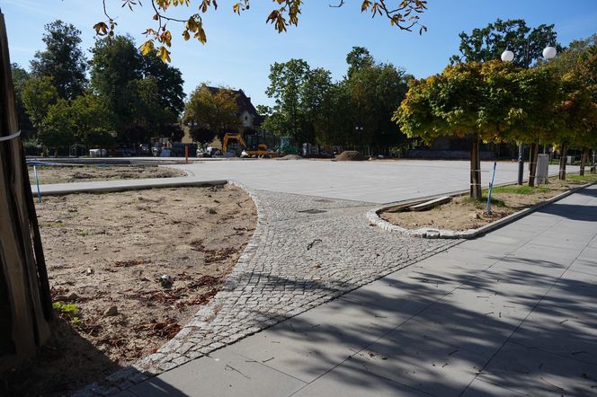 Centrum Węgorzewa przechodzi metamorfozę. Widać już efekty prac