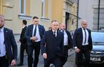 Andrzej Duda na pogrzebie Barbary Skrzypek