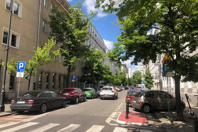 Większe ogródki kosztem parkingów