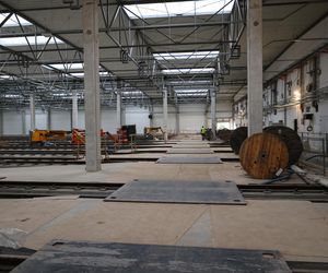 Budowa stacji postojowo-technicznej Mory (sierpień 2025)