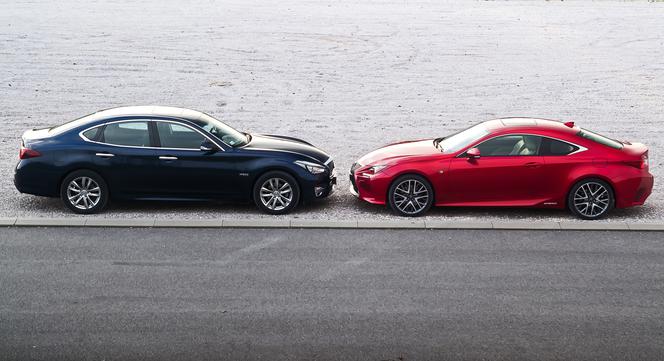 Infiniti Q70h Premium Tech & Lexus RC 300h F Sport