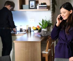 	M jak miłość odc. 1732. Iza (Adriana Kalska), Radek (Philippe Tłokiński)