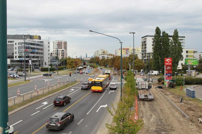 Ostrobramska do remontu. Ruszyła przebudowa skrzyżowania z ul. Poligonową